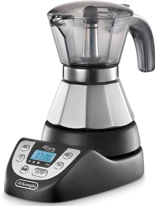 

Гейзерная кофеварка DeLonghi Alicia Plus EMKP21.B