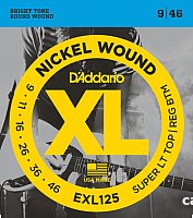 Струны для гитары D'Addario EXL-125