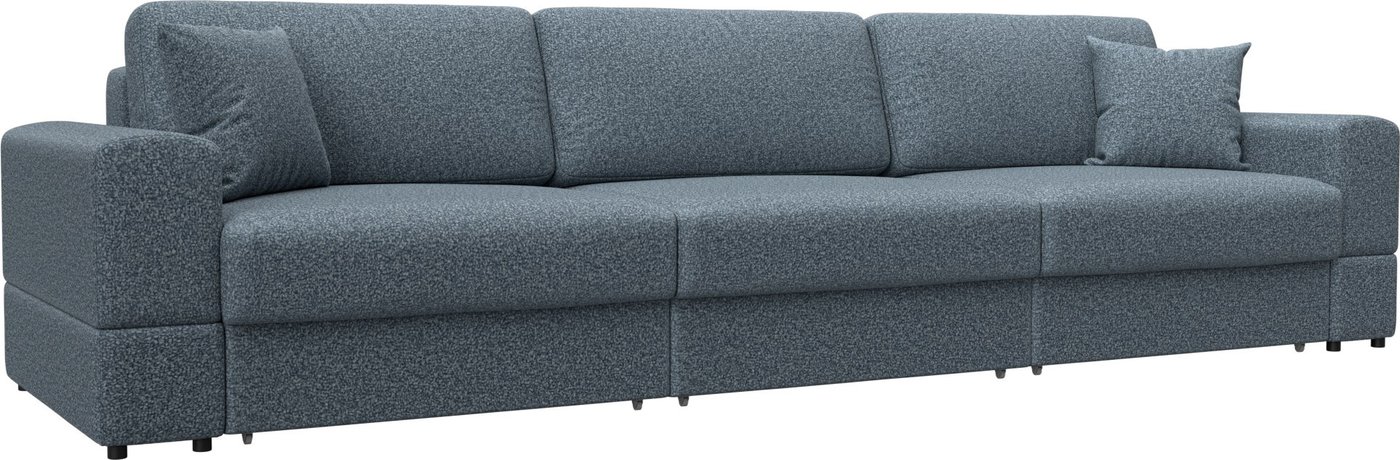 

Диван Лига диванов Лига-055 НПБ Лонг 130209 (велюр Ness 12 серый)