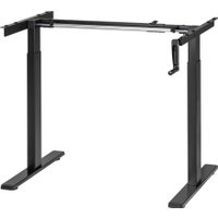 Стол ErgoSmart Manual Desk Compact FR 1200х650х25 мм (ЛДСП дуб натуральный/черный)