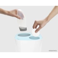 Система сортировки мусора Joseph Joseph Split 8L (белый/серый)