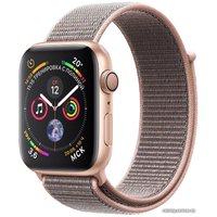Умные часы Apple Watch Series 4 40 мм (алюминий золотистый/нейлон розовый песок)