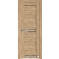 Межкомнатная дверь ProfilDoors 2.75XN R 70x200 (каштан натуральный, стекло черный триплекс)