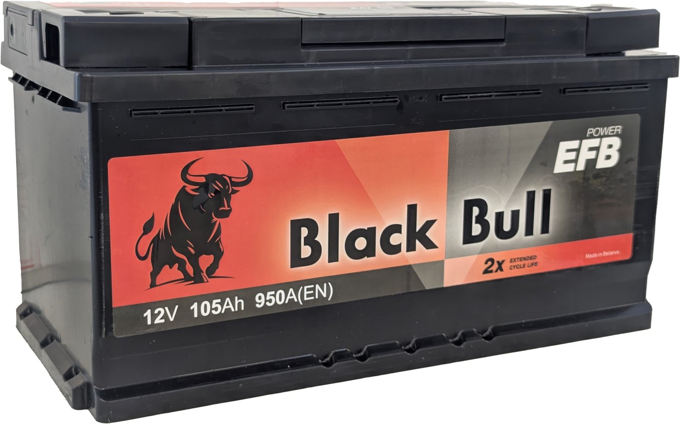 Автомобильный аккумулятор Black Bull EFB R+ (105 А·ч)