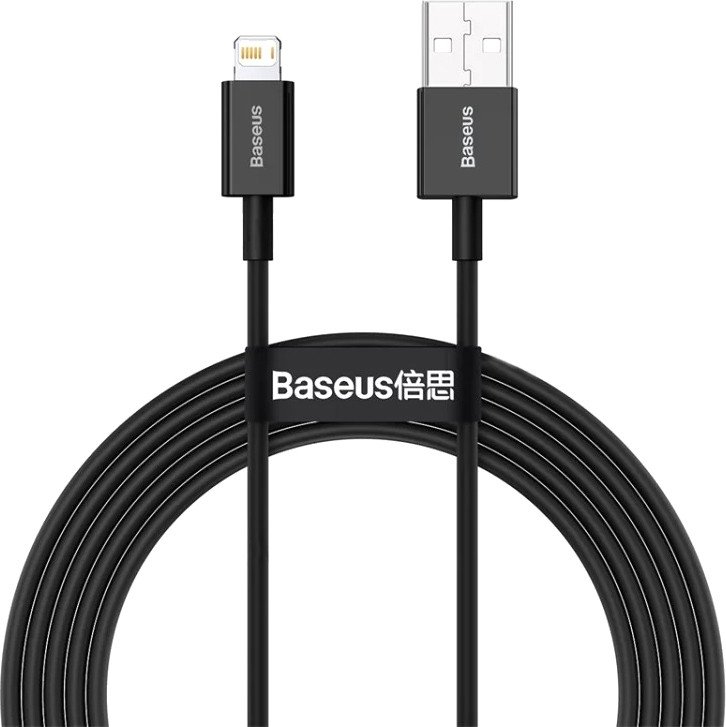 

Кабель Baseus Superior USB Type-A - Lightning (2 м, черный)