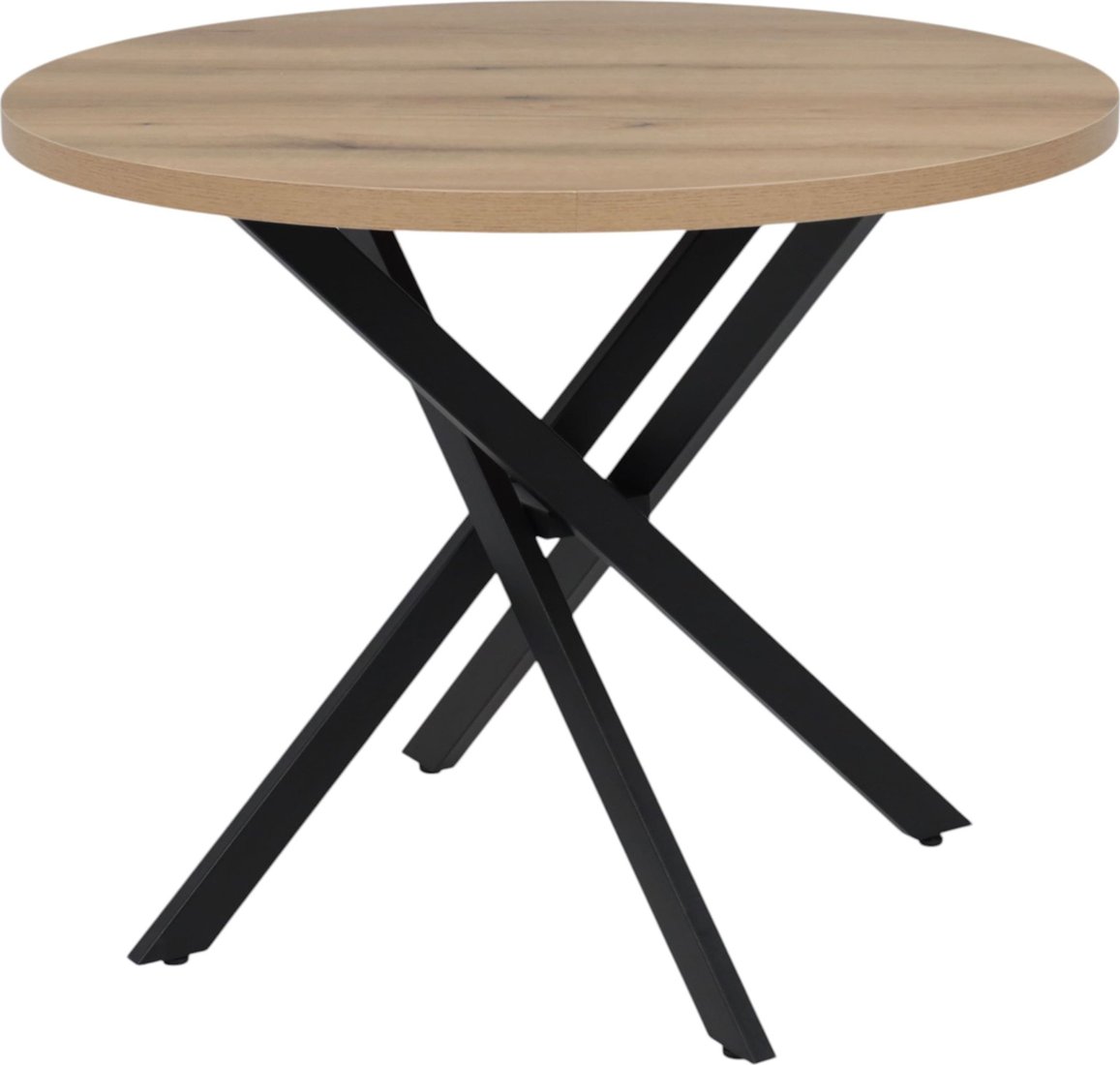 

Кухонный стол Аврора Рига D950 (дуб сильверджек ореховый/черный)