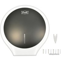 Диспенсер для туалетной бумаги Puff 7135Bl (белый/черный)