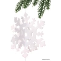 Елочная игрушка Серпантин Снежинки 20х16х12 см (белый) 196-766