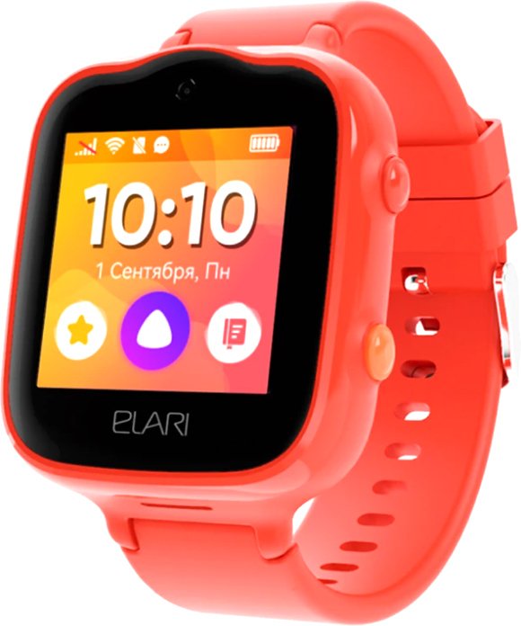 

Детские умные часы Elari KidPhone 4G Bubble (красный)