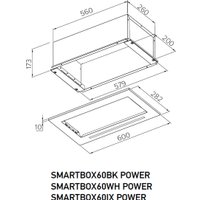 Кухонная вытяжка Meferi SMARTBOX60WH Power