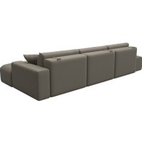 Угловой диван Лига диванов Лига-036 НПБ Модерн Лонг правый 127749 (экокожа Grifon 04 бежевый)