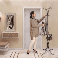 Вешалка для одежды ЗМИ Корона ВНП 366 (черный)