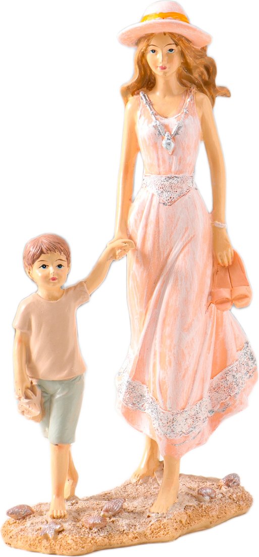 

Статуэтка Sima-Land Мама в розовом платье и шляпке гуляют с сыном по пляжу 10927875