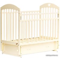 Классическая детская кроватка Bambini М 01.10.19 (слоновая кость)