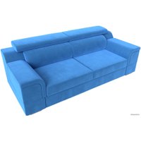 Диван Лига диванов Лига-003 117105 (велюр голубой)