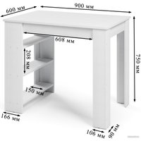 Кухонный стол Soma Vkus (белый) в Гомеле