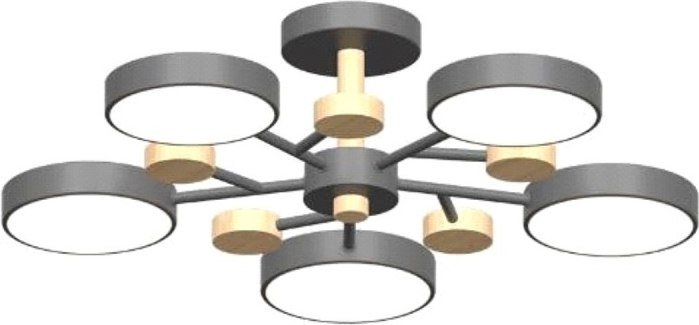 Припотолочная люстра LED4U L3204-620 GR