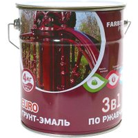 Грунт-эмаль Olecolor 3 в 1 по ржавчине 4 кг (серебристый)