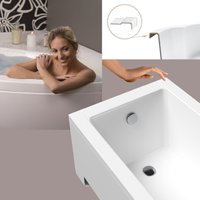 Ванна Lauter Estelle 130х70 21206030 (с серым подголовником)