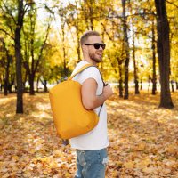 Городской рюкзак XD Design Bobby Soft (anti-theft yellow)