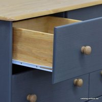 Комод Диприз Ром 7 ящиков Д 20032.3 (серый воск/антик)