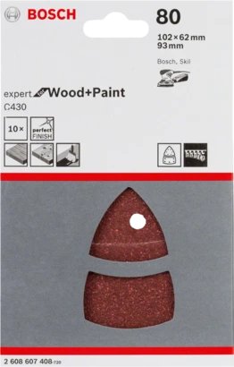 

Набор шлифлистов Bosch C430 Expert Wood and Paint 2608607408