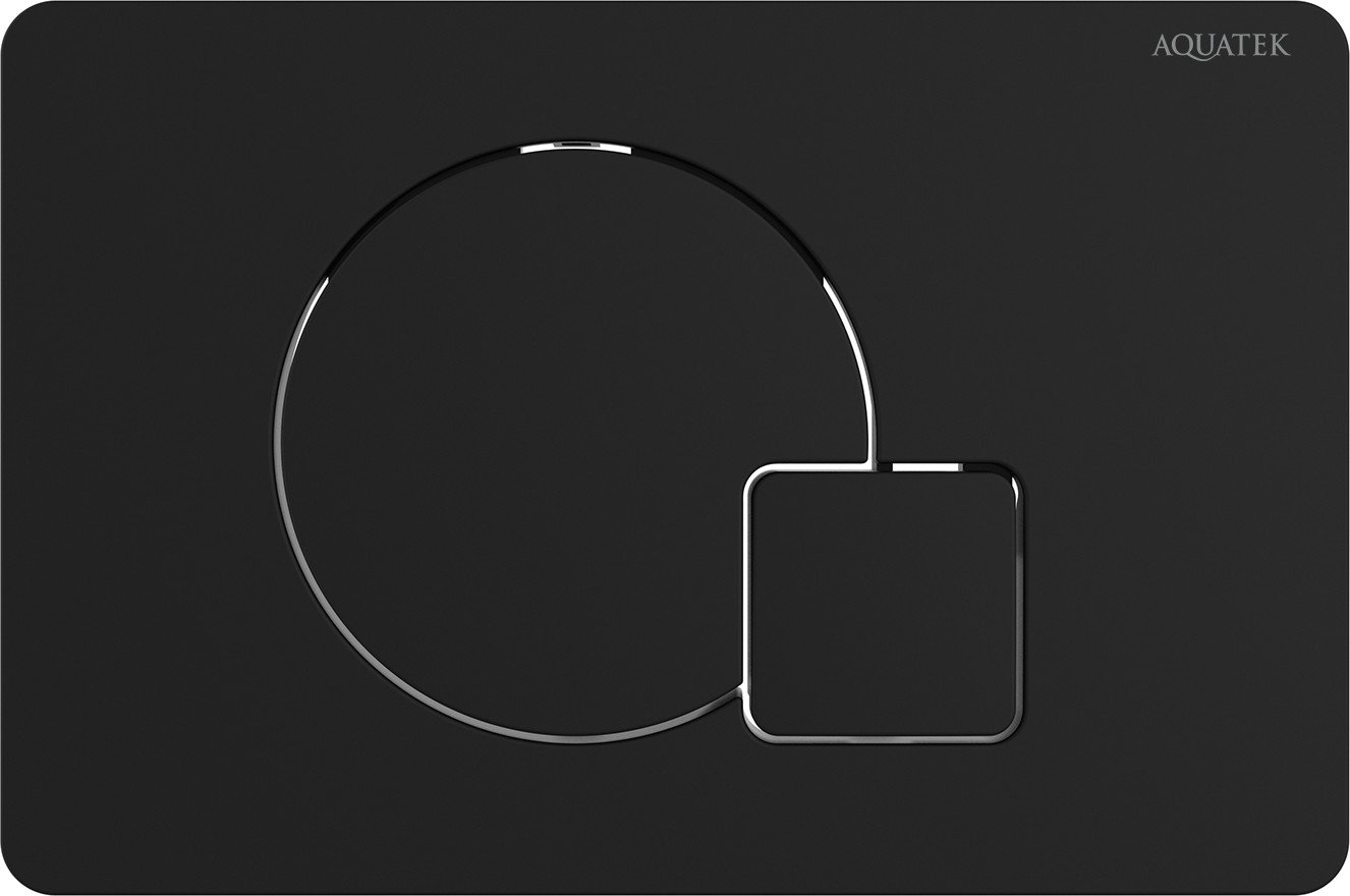 

Панель смыва Aquatek KDI-0000069 (черный матовый)