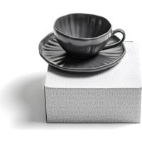 Чашка Stenova Home Lotus 61411136 (черный фарфор)