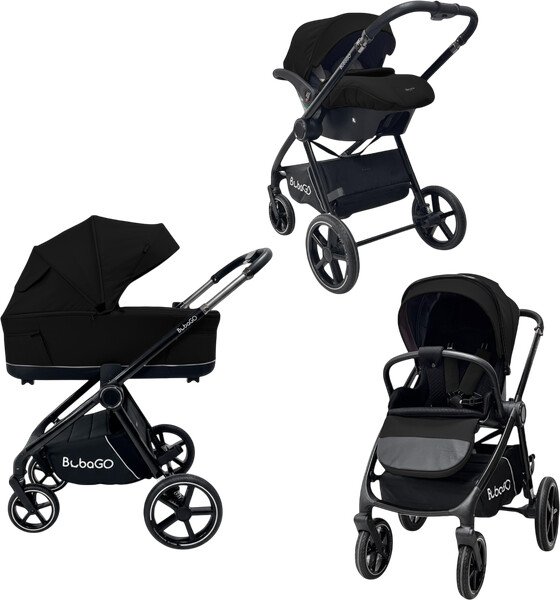 

Универсальная коляска Bubago Niveta (3 в 1, черный)