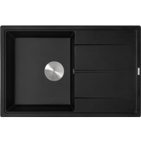 Кухонная мойка ZorG Rock 78 Premium black metallic