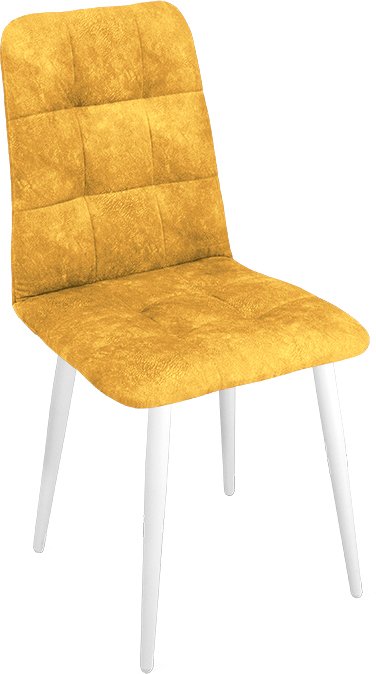 

Стул Трия Аспен К1С (белый матовый/микровелюр Wellmart Yellow)