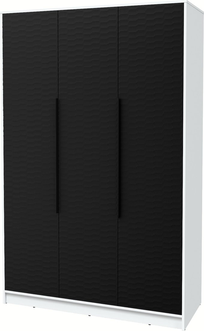 

Шкаф распашной Интерлиния Концепт Зодиак КТ-Ш3 (белый платинум/черный)