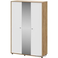 Шкаф распашной SV-Мебель Милан 00-00108395 (дуб золотой/белый/белый матовый)