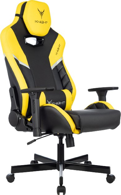 

Игровое (геймерское) кресло Knight Thunder 5X (черный/желтый)