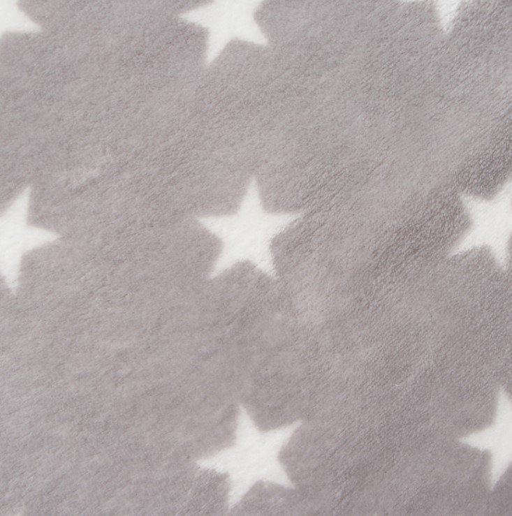 

Плед Этель Звезды 10359397 (150x200, серый)