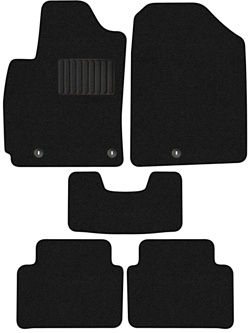 

Комплект ковриков для авто Alicosta Hyundai Veloster JS II (хэтчбэк / JSN) 2018 - Н.В. (ворс)