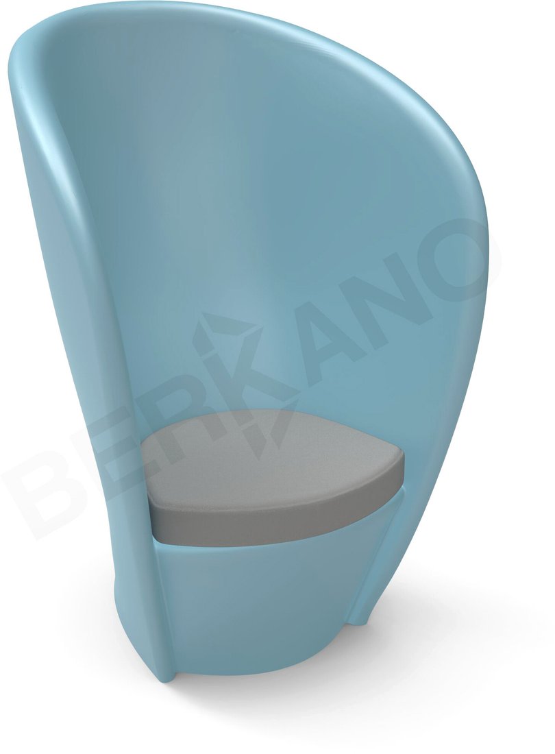 

Кресло Berkano Harmony 230_041_20 (бирюзовый/серый)