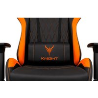 Игровое (геймерское) кресло Knight Armor (черный/оранжевый)