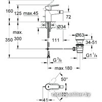 Смеситель Grohe Bauedge 23331000