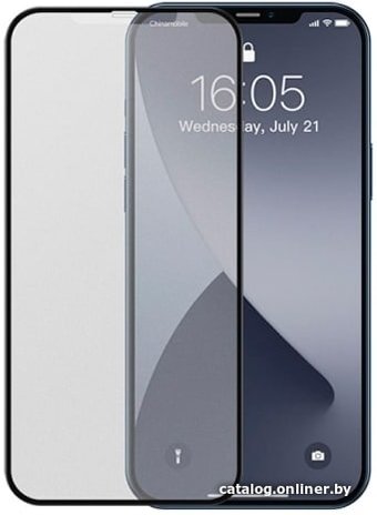 Защитное стекло Baseus Full-screen Curved Frosted Tempered для iPhone 12 Mini