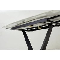 Кухонный стол M-City Alatri 120 Matt 614M04390 (White Marble Solid Ceramic/Black)