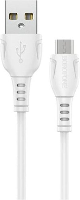 

Кабель Borofone BX51 USB type-A - microUSB (1 м, белый)