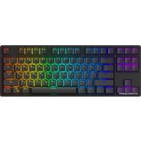 Клавиатура Akko 5087S Black Shine-Through (без Hot-Swap, Akko Cream Yellow V3)