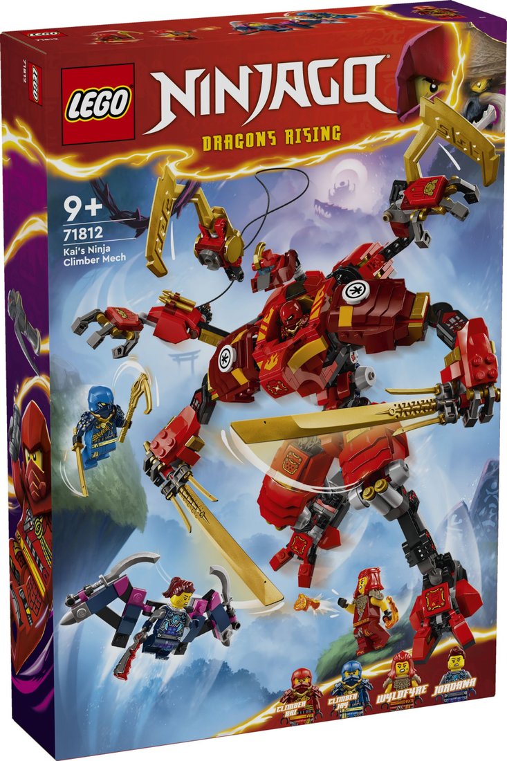 Конструктор LEGO Ninjago 71812 Механический ниндзя-альпинист Кая