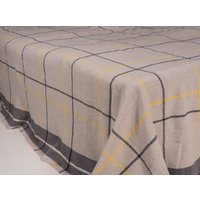 Плед Беларускі лён 140х200 17С319-ШР/у./р. (1Клетка /сорт 1)