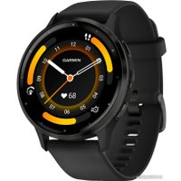 Умные часы Garmin Venu 3 (черный, с силиконовым ремешком)