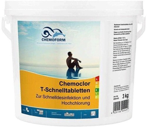 

Химия для бассейна Chemoform Кемохлор T быстрорастворимые таблетки 5кг
