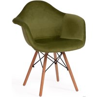 Стул с подлокотниками Secret De Maison Cindy Soft (Eames) mod. 101 (зеленый (HLR 54)/натуральный)