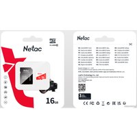 Карта памяти Netac microSDHC P500 ECO 16GB
