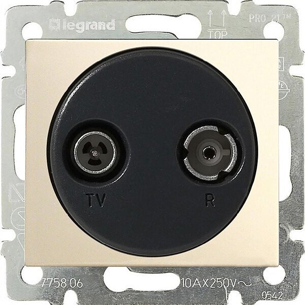 

Розетка телевизионная Legrand Valena 774332 (слоновая кость)